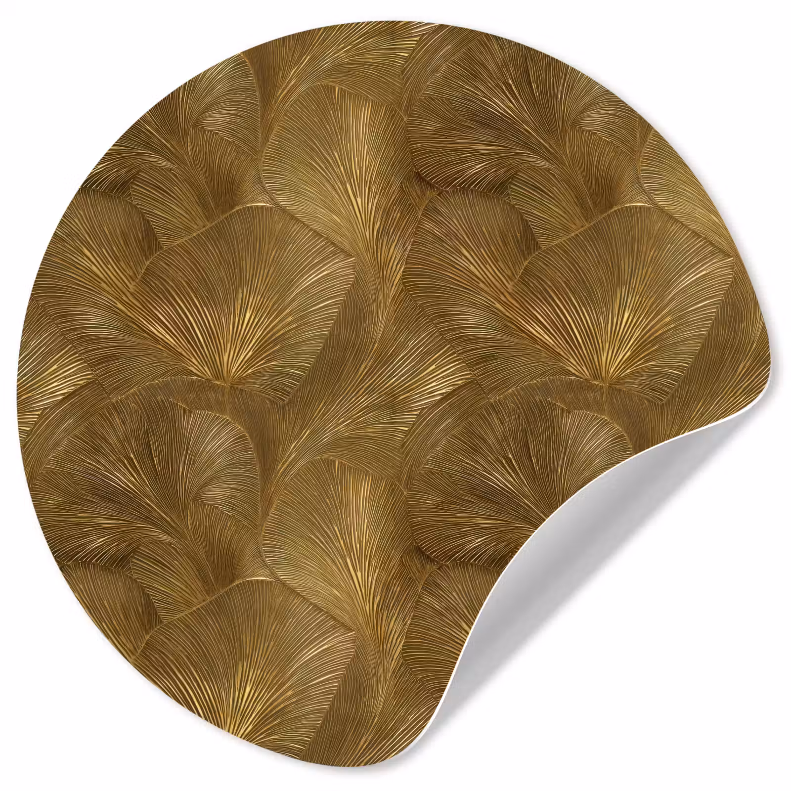 Behangcirkel - Organisch - Lijnen - Goud — 1