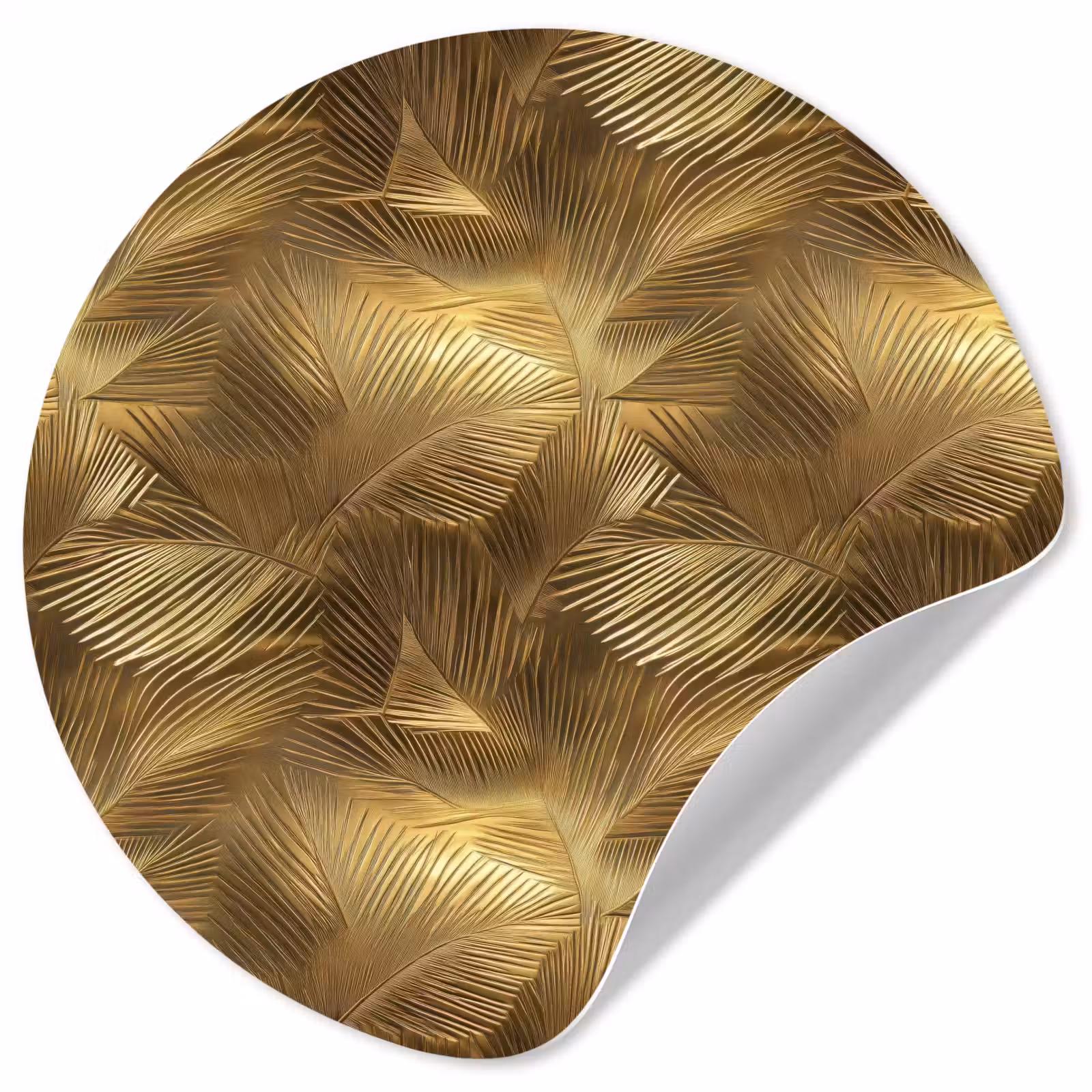 Behangcirkel - Palm - Waaier - Goud — 1