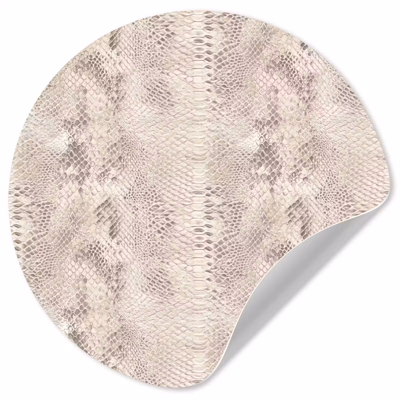 Behangcirkel - Slang - Patroon - Beige — 1