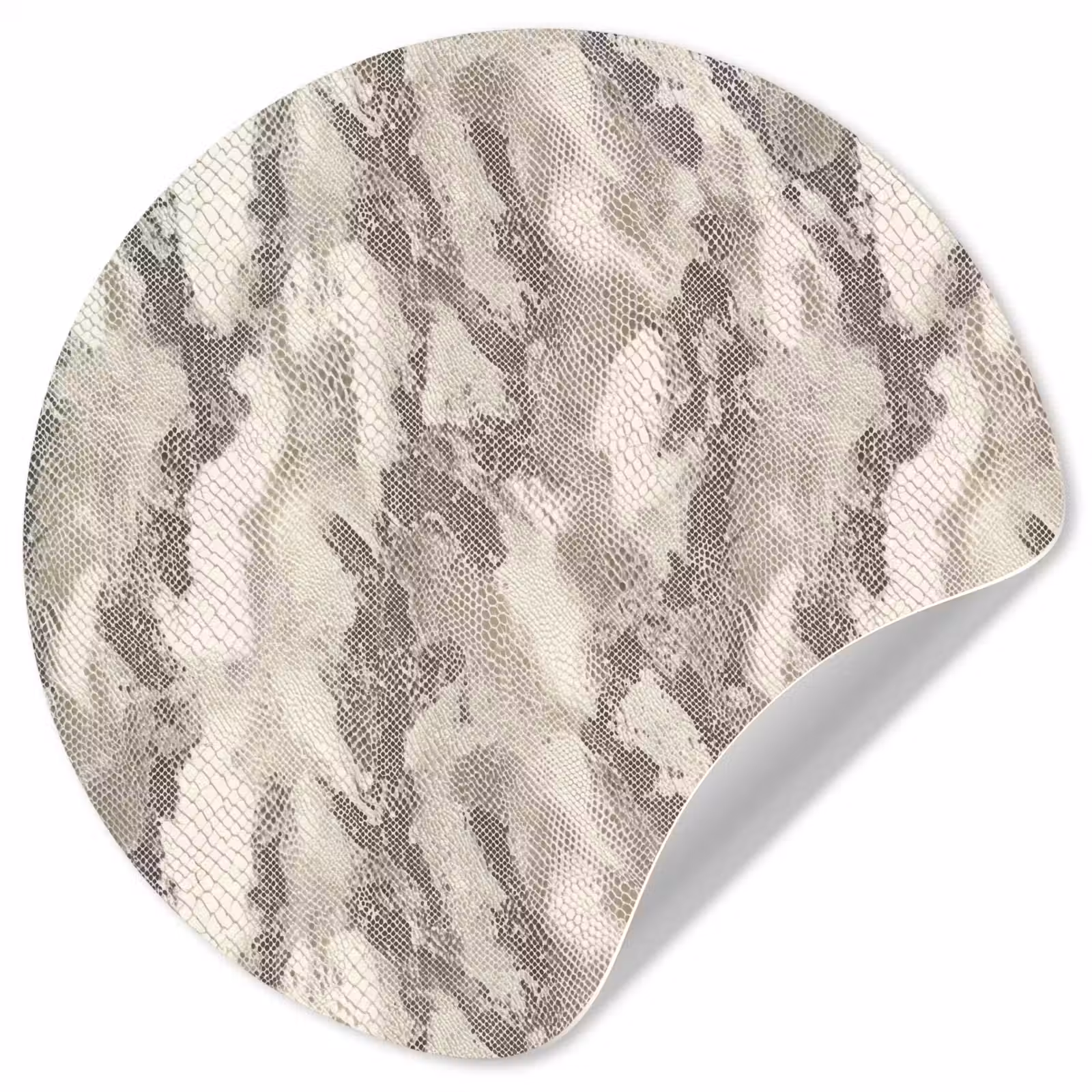 Behangcirkel - Slang - Patroon - Taupe — 1