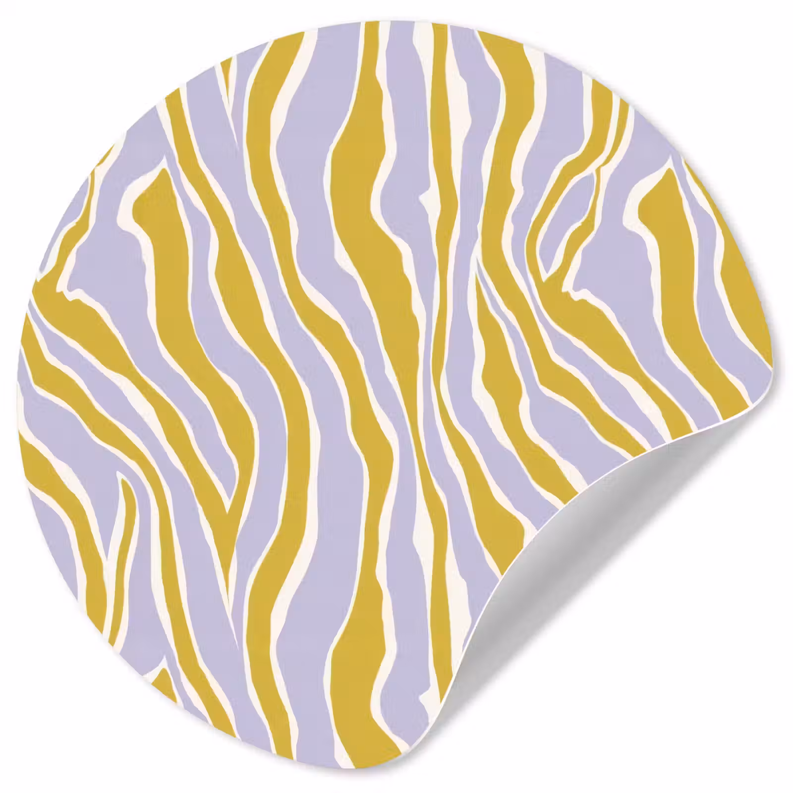 Behangcirkel - Zebra - Modern - Meerkleurig — 1