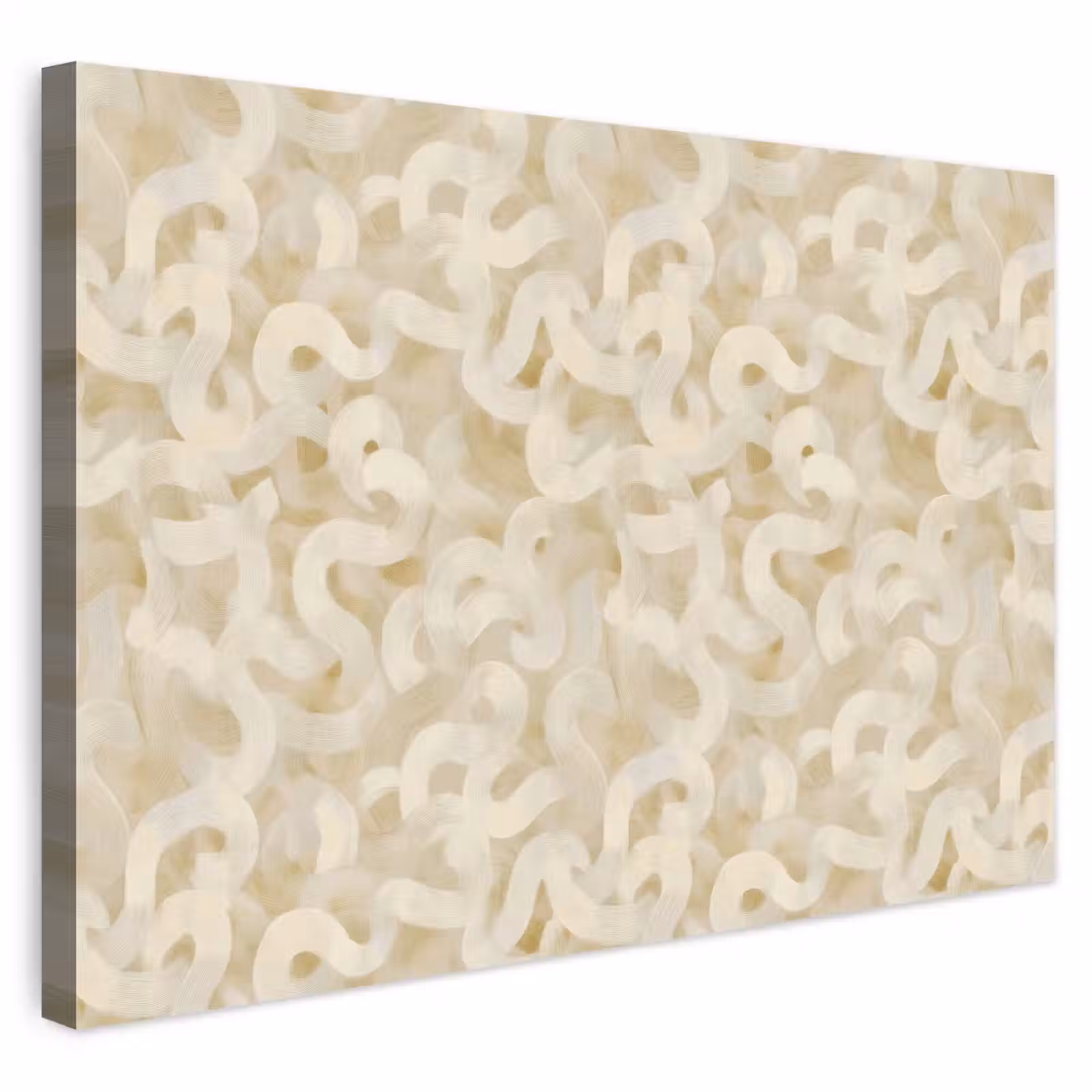 Buiten canvas - Abstract - Lijnen - Beige — 1