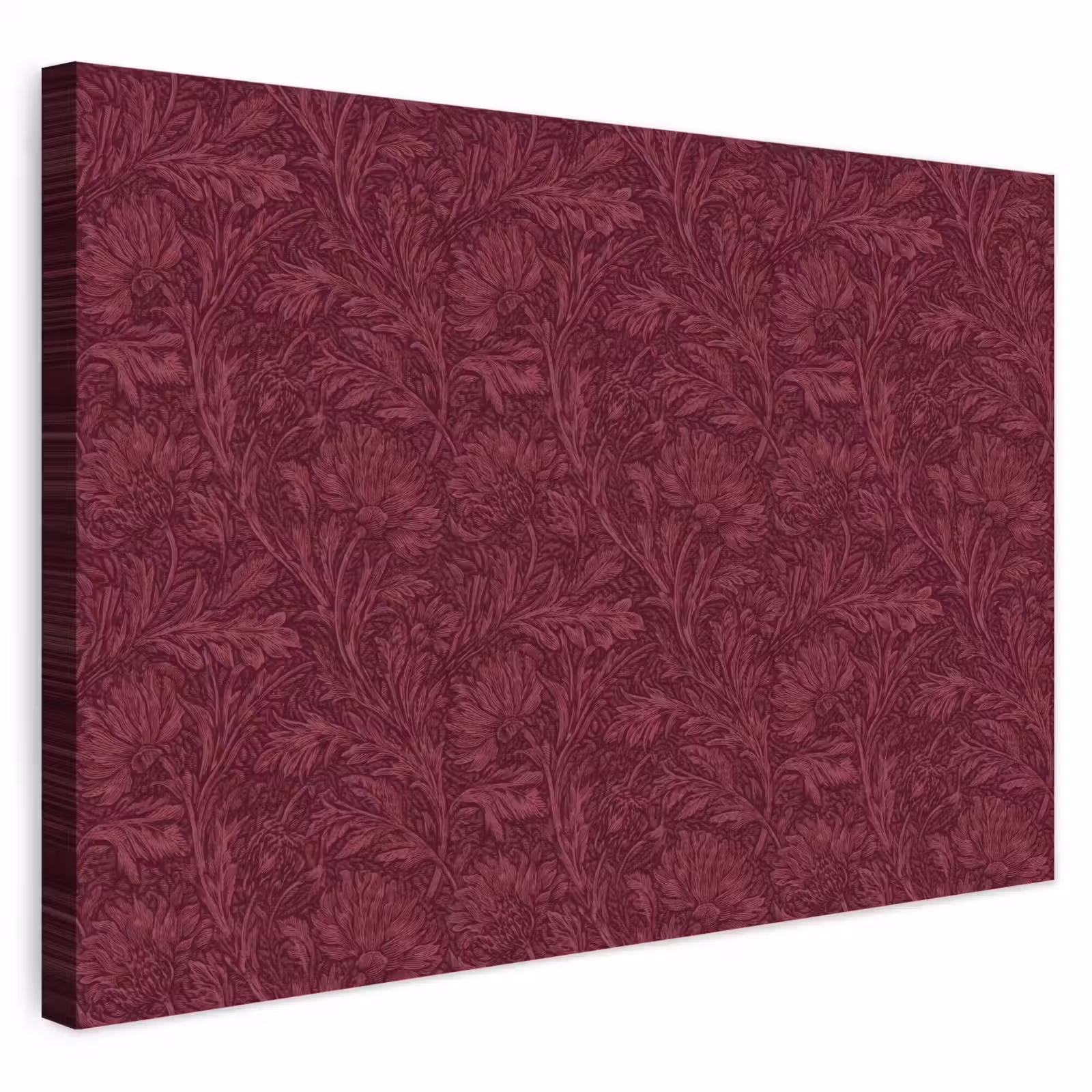 Buiten canvas - Bladeren - Patroon - Paars — 1