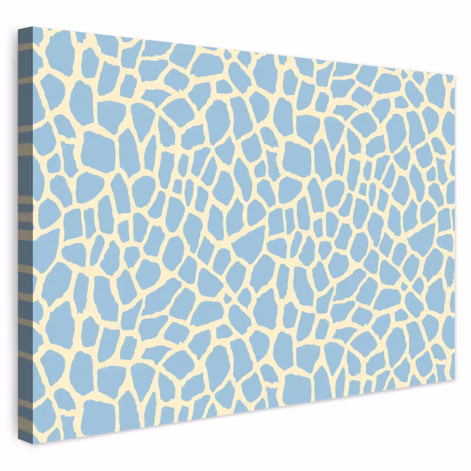 Buiten canvas - Giraf - Modern - Blauw — 1