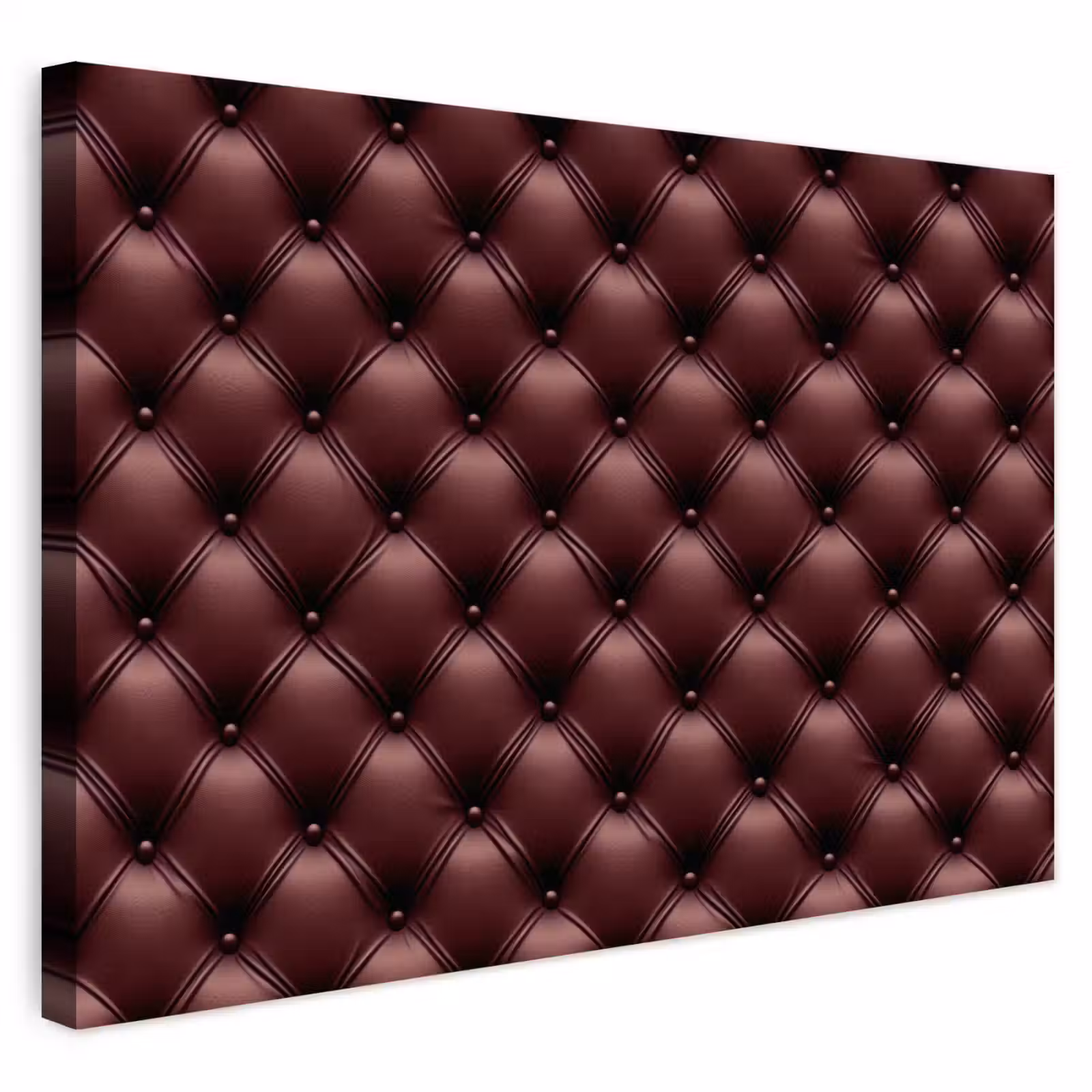 Buiten canvas - Leer - Patroon - Bordeaux — 1