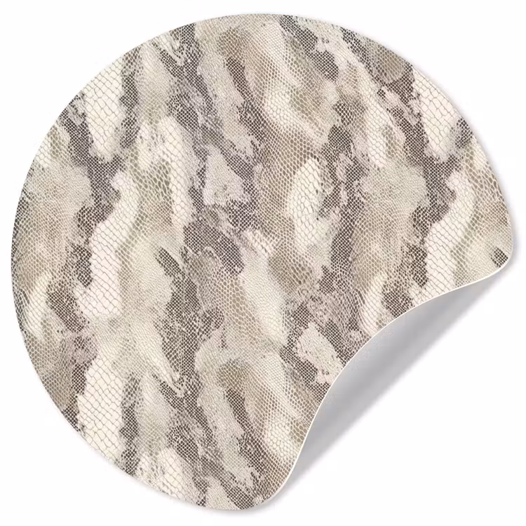 Behangcirkel - Slang - Patroon - Taupe — 1