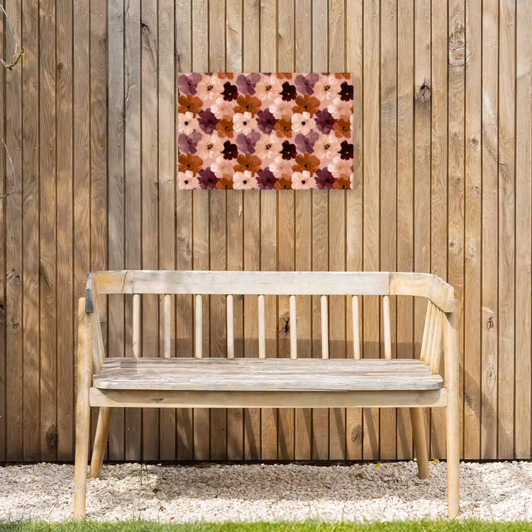 Buiten canvas - Bloemen - Abstract - Aardetinten — 3
