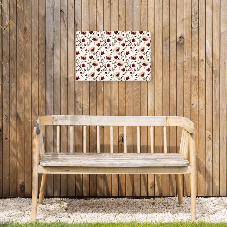 Buiten canvas - Bloemen - Botanisch - Bordeaux — 3