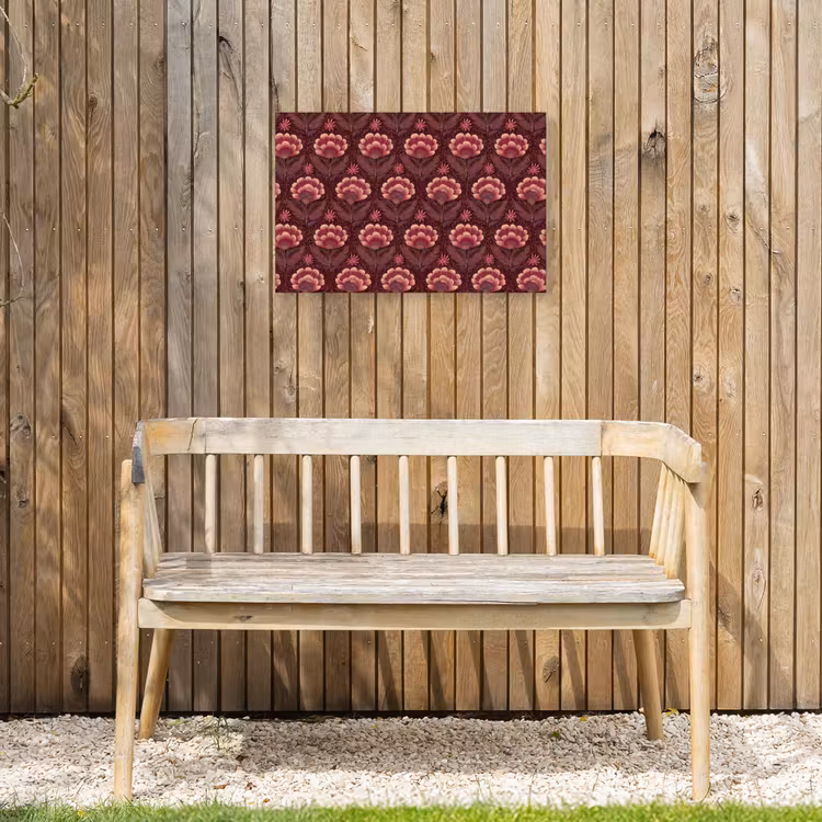 Buiten canvas - Bloemen - Waaier - Paars — 3