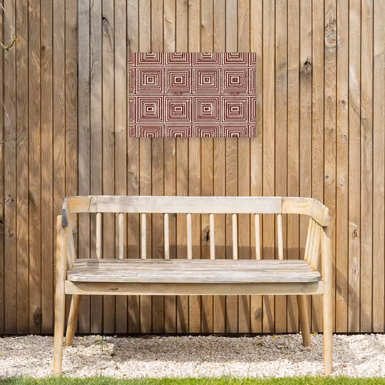 Buiten canvas - Geometrisch - Patroon - Rood — 3