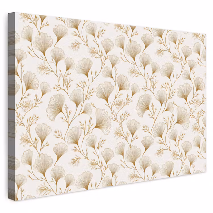 Buiten canvas - Ginkgo - Takken - Goud — 1