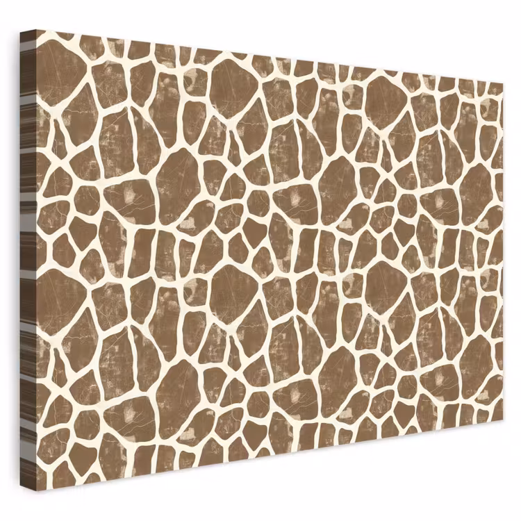 Buiten canvas - Giraf - Klassiek - Bruin — 1