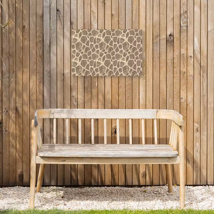Buiten canvas - Giraf - Patroon - Beige - Bruin — 3