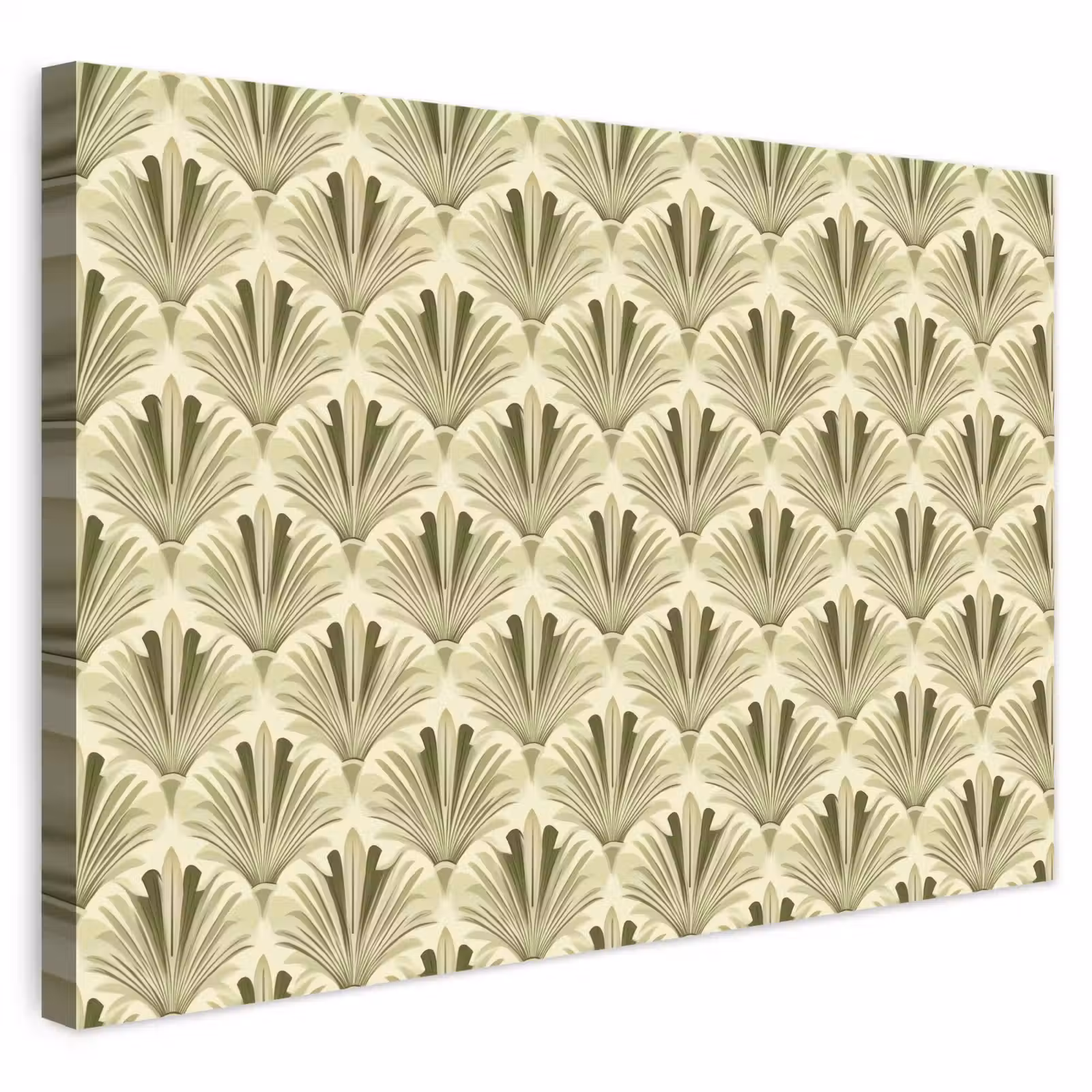 Buiten canvas - Klassiek - Waaier - Groen — 1