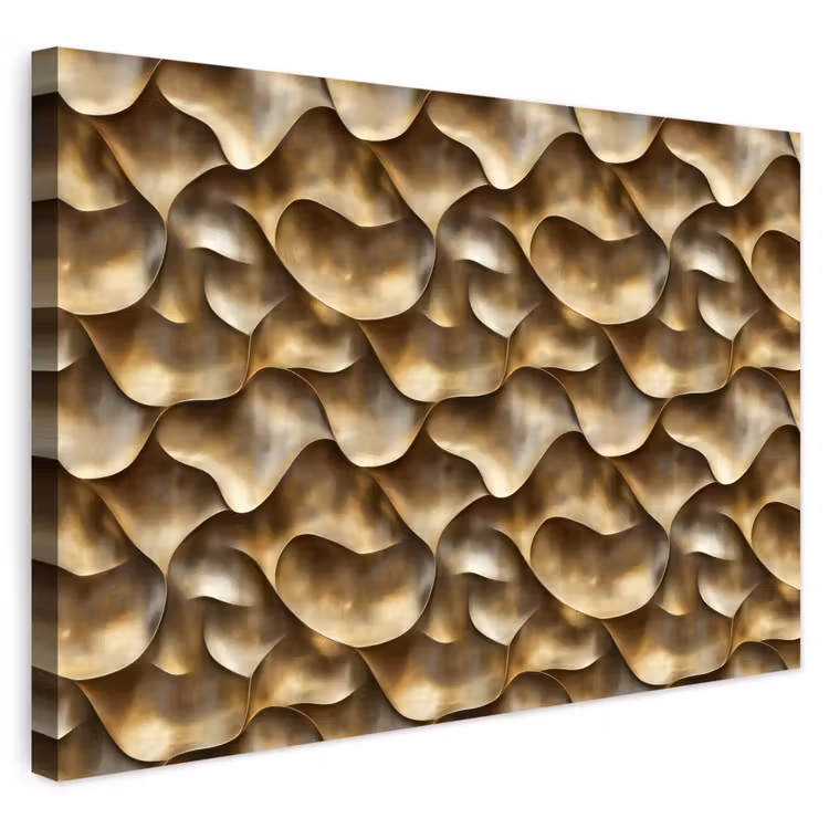Buiten canvas - Abstract - Antiek - Goud — 1