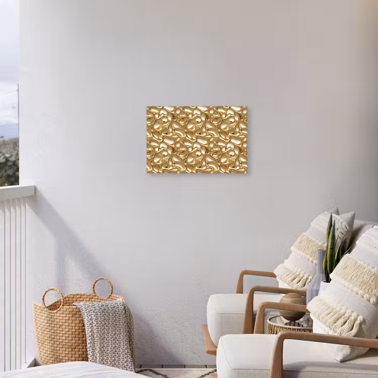 Buiten canvas - Abstract - Modern - Goud — 4