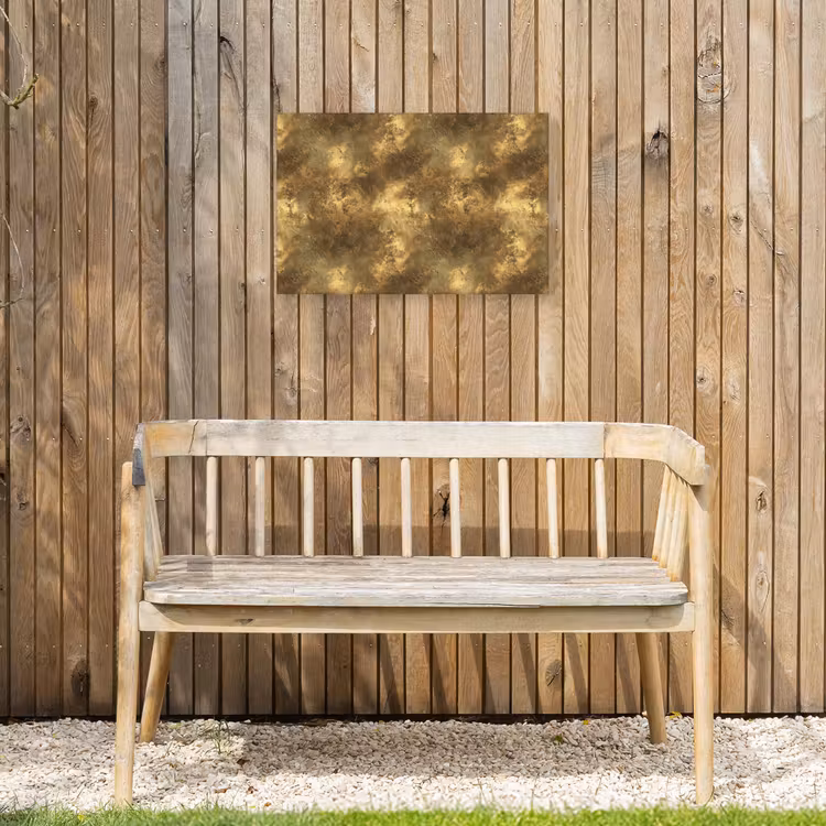 Buiten canvas - Antiek - Metaallook - Goud — 3
