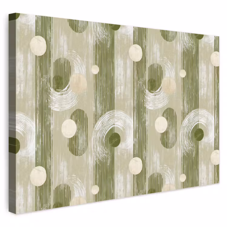 Buiten canvas - Artistiek - Modern - Groen — 1