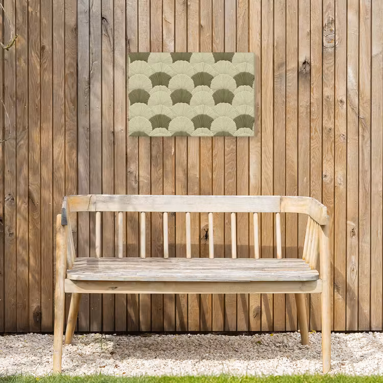 Buiten canvas - Bladeren - Structuur - Groen — 3