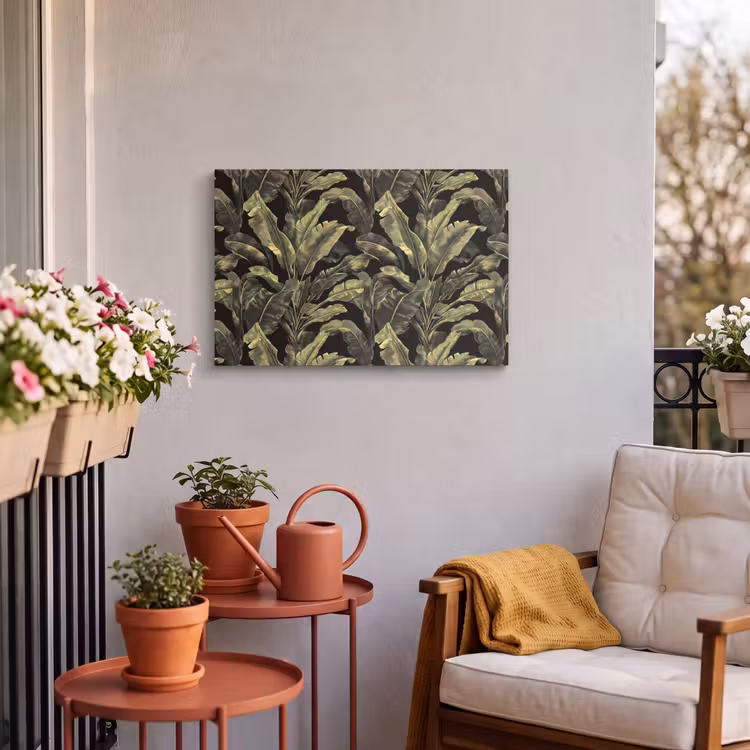 Buiten canvas - Botanisch - Bladeren - Groen — 4