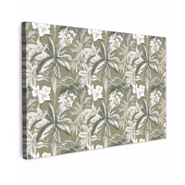 Buiten canvas - Botanisch - Bloemen - Groen — 1
