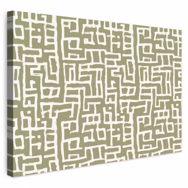 Buiten canvas - Grafisch - Patroon - Groen — 1