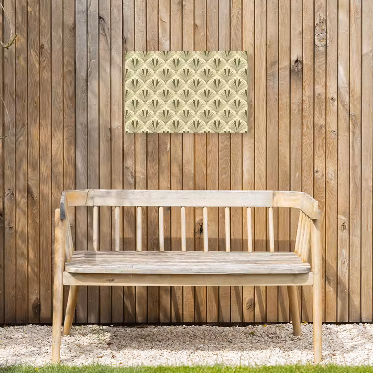 Buiten canvas - Klassiek - Waaier - Groen — 3