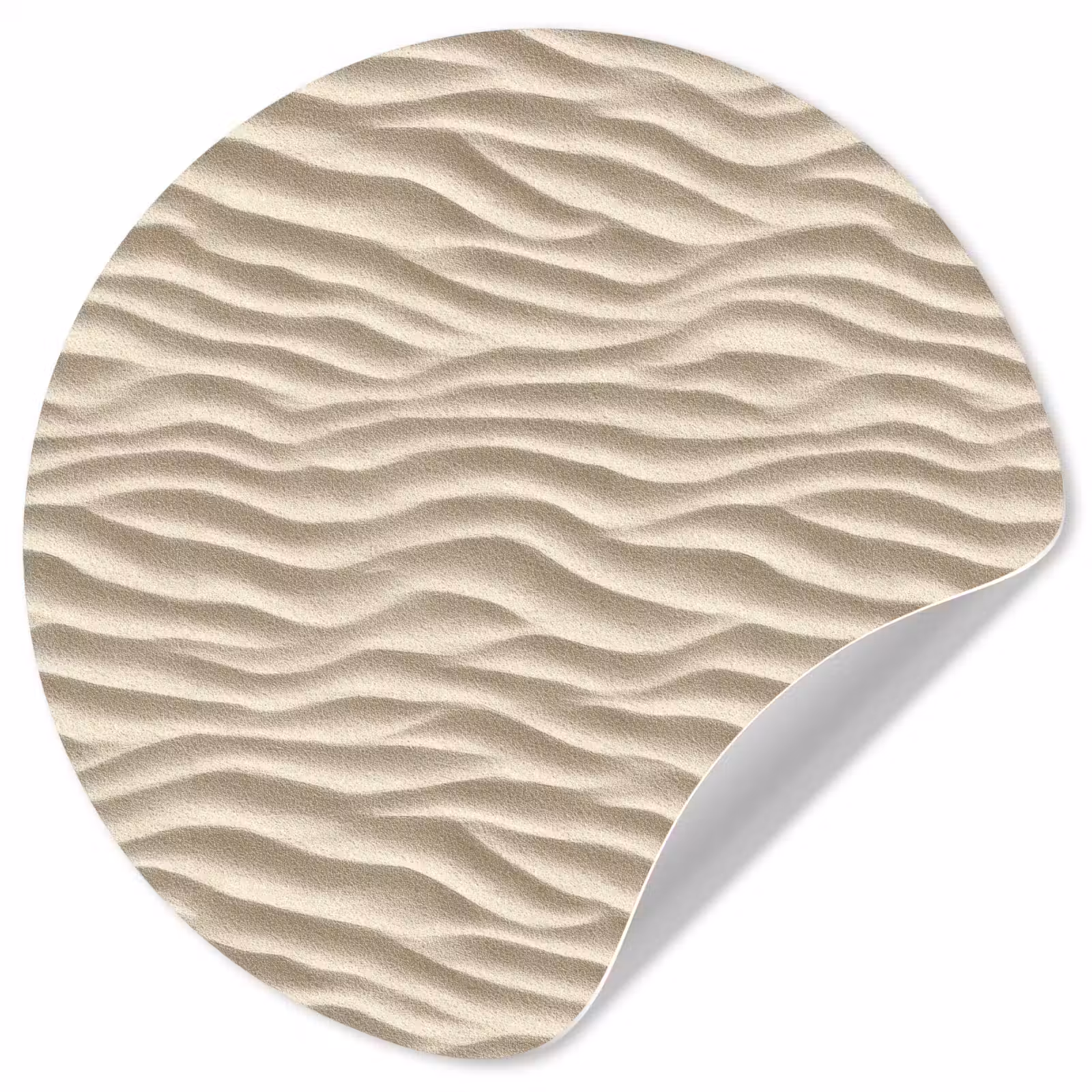 Behangcirkel - Zand - Golven - Beige — 1