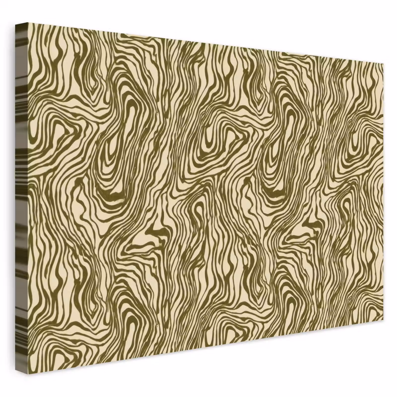 Buiten canvas - Abstract - Marmer - Groen — 1