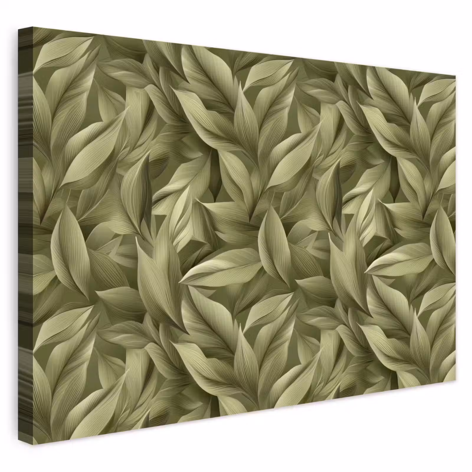 Buiten canvas - Bladeren - Modern - Groen — 1