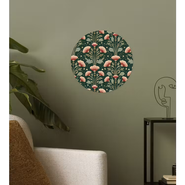 Behangcirkel - Patroon - Botanisch - Kleurrijk — 3