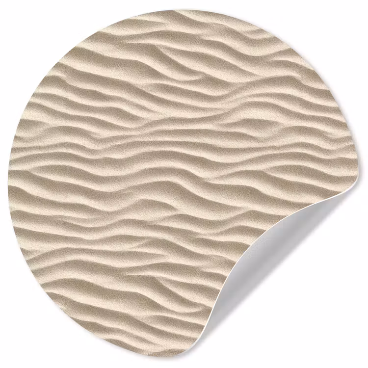 Behangcirkel - Zand - Golven - Beige — 1