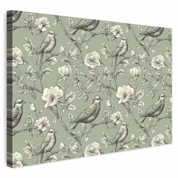 Buiten canvas - Klassiek - Botanisch - Groen — 1