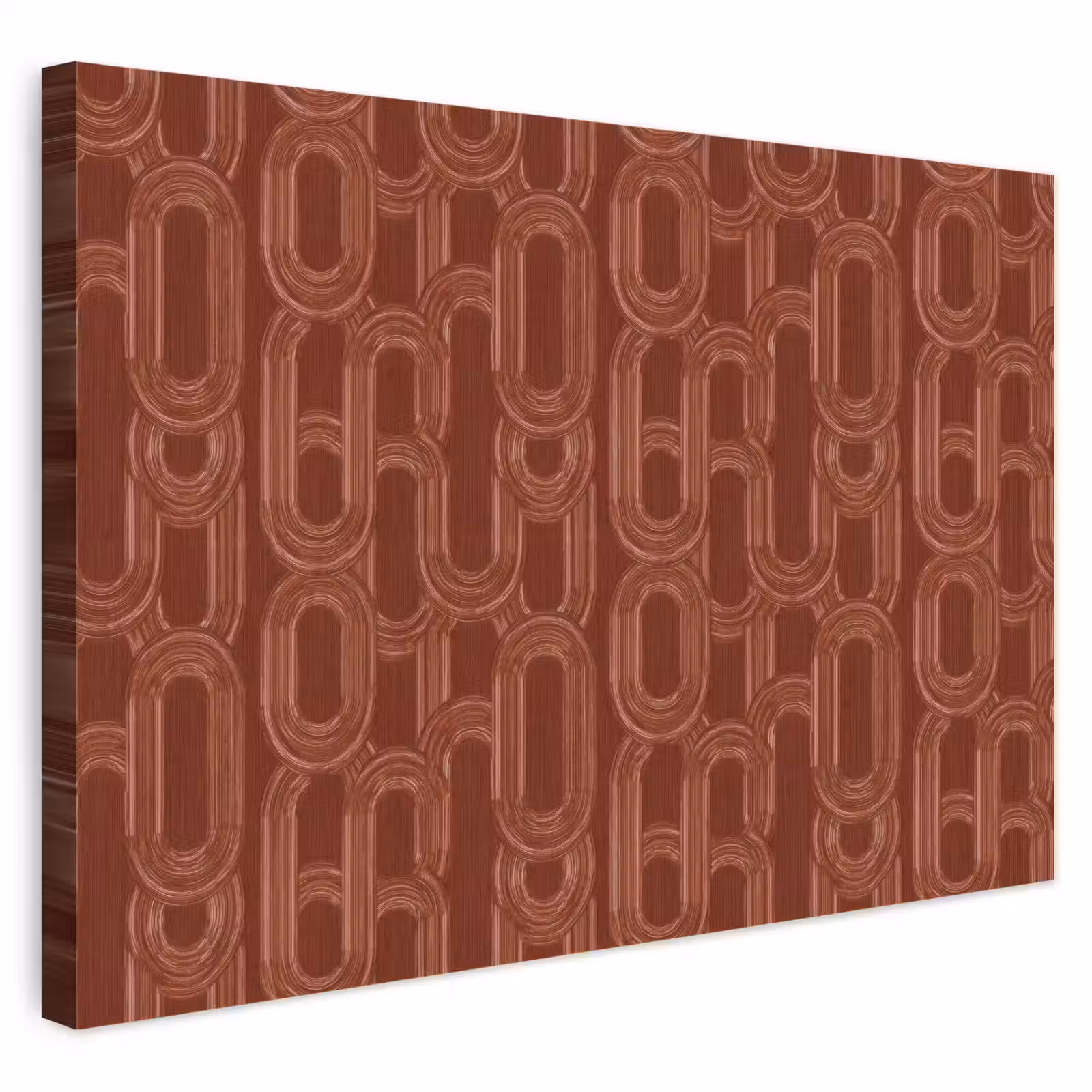 Buiten canvas - Abstract - Textuur - Bruin — 1