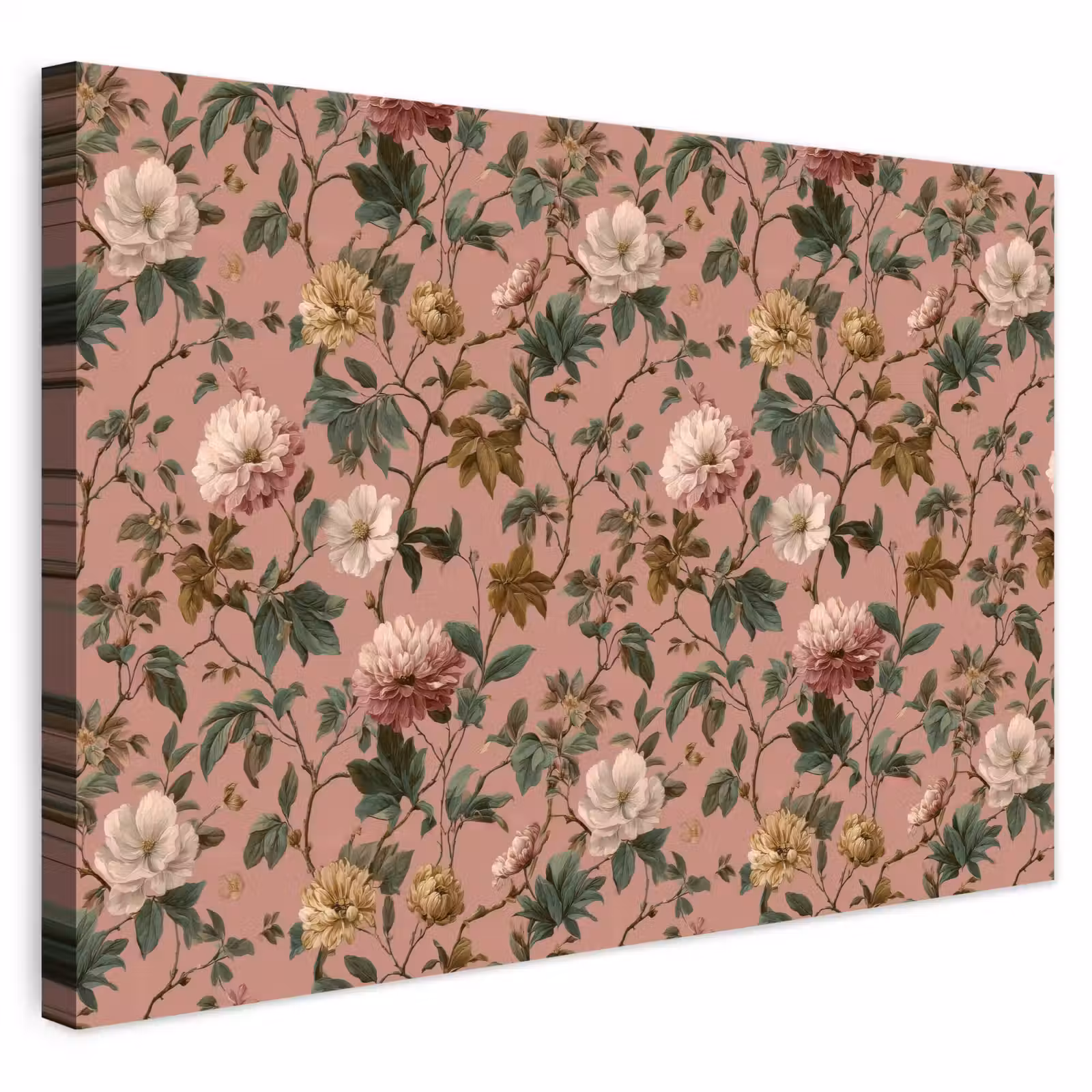 Buiten canvas - Bloemen - Klassiek - Roze — 1