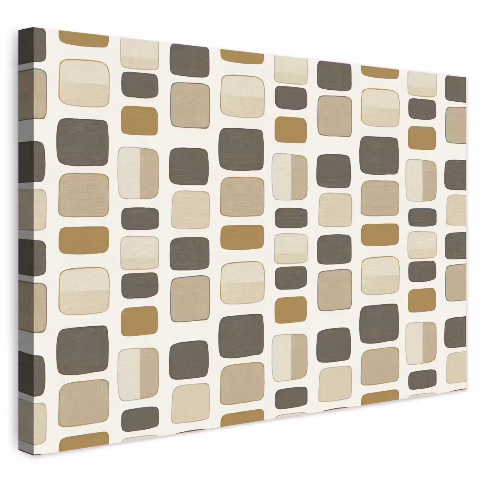 Buiten canvas - Blokken - Vintage - Grijs — 1