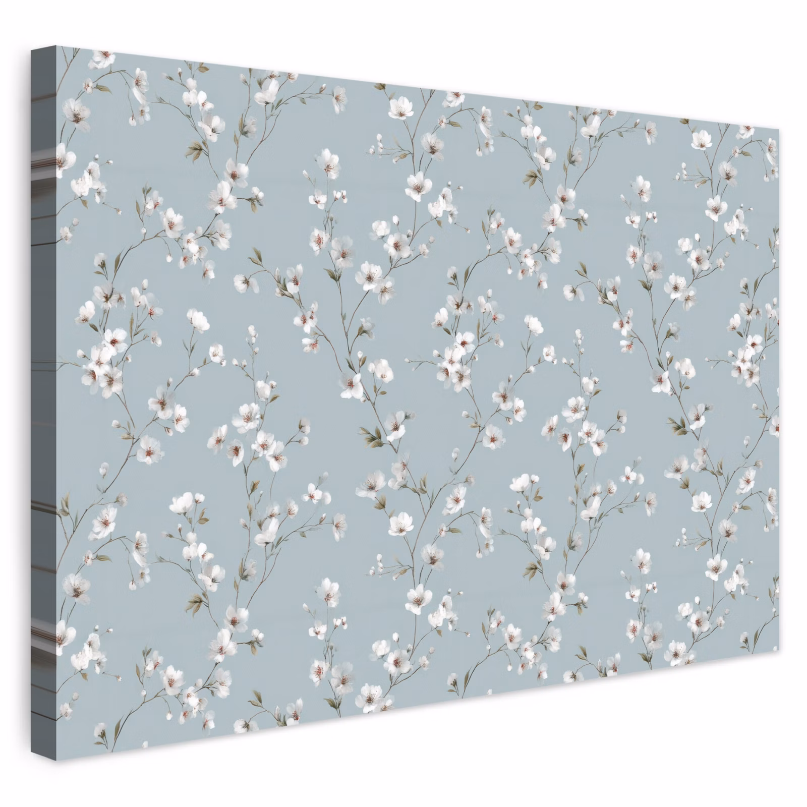 Buiten canvas - Klassiek - Bloemen - Blauw — 1