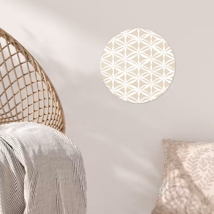 Behangcirkel - Motief - Modern - Beige — 5