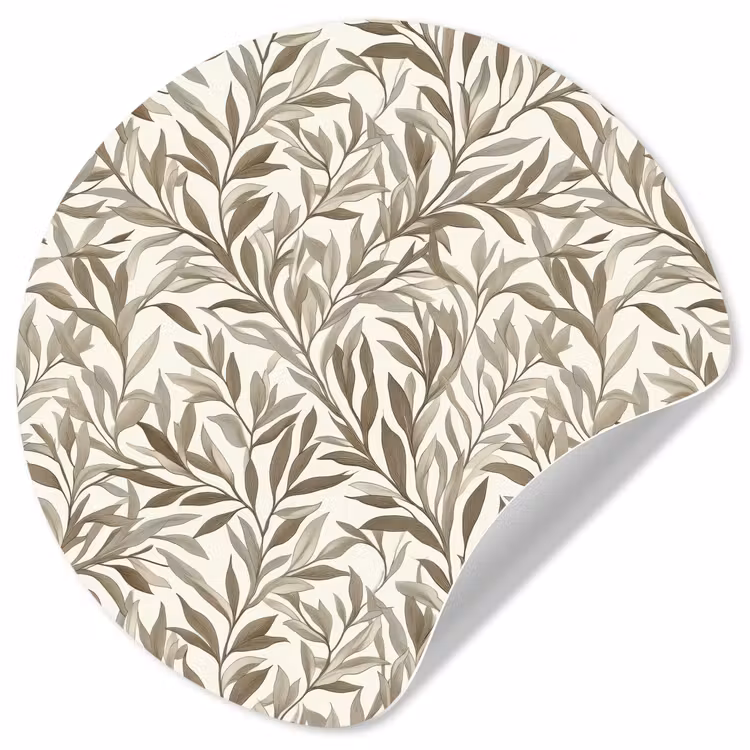 Behangcirkel - Takken - Botanisch - Taupe — 1