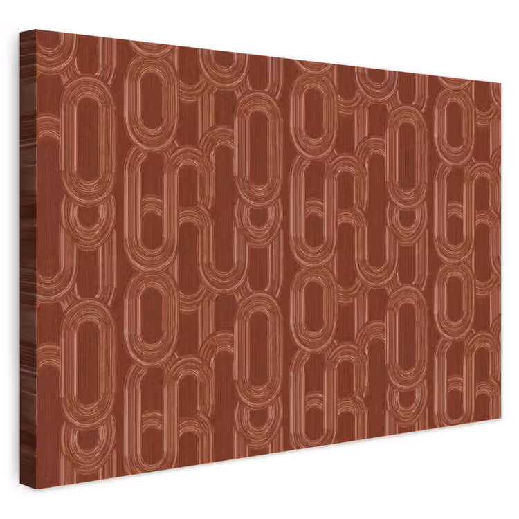 Buiten canvas - Abstract - Textuur - Bruin — 1