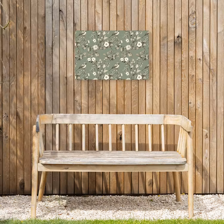 Buiten canvas - Botanisch - Vogels - Groen — 3