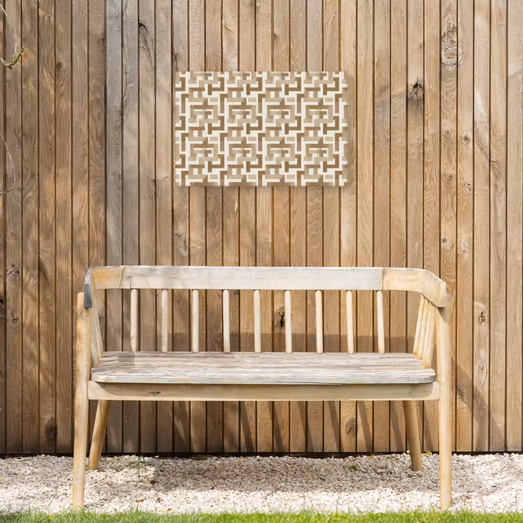 Buiten canvas - Geometrisch - Retro - Bruin — 3