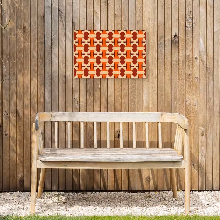 Buiten canvas - Geometrisch - Retro - Oranje — 3