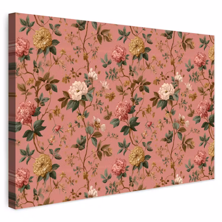 Buiten canvas - Klassiek - Botanisch - Roze — 1