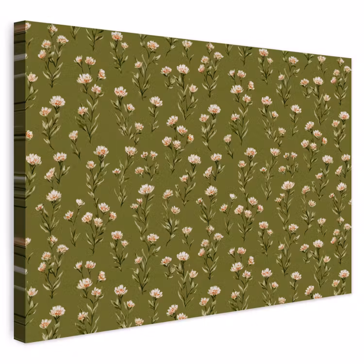 Buiten canvas - Landelijk - Bloemen - Groen — 1