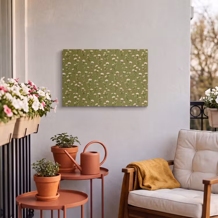 Buiten canvas - Landelijk - Bloemen - Groen — 4
