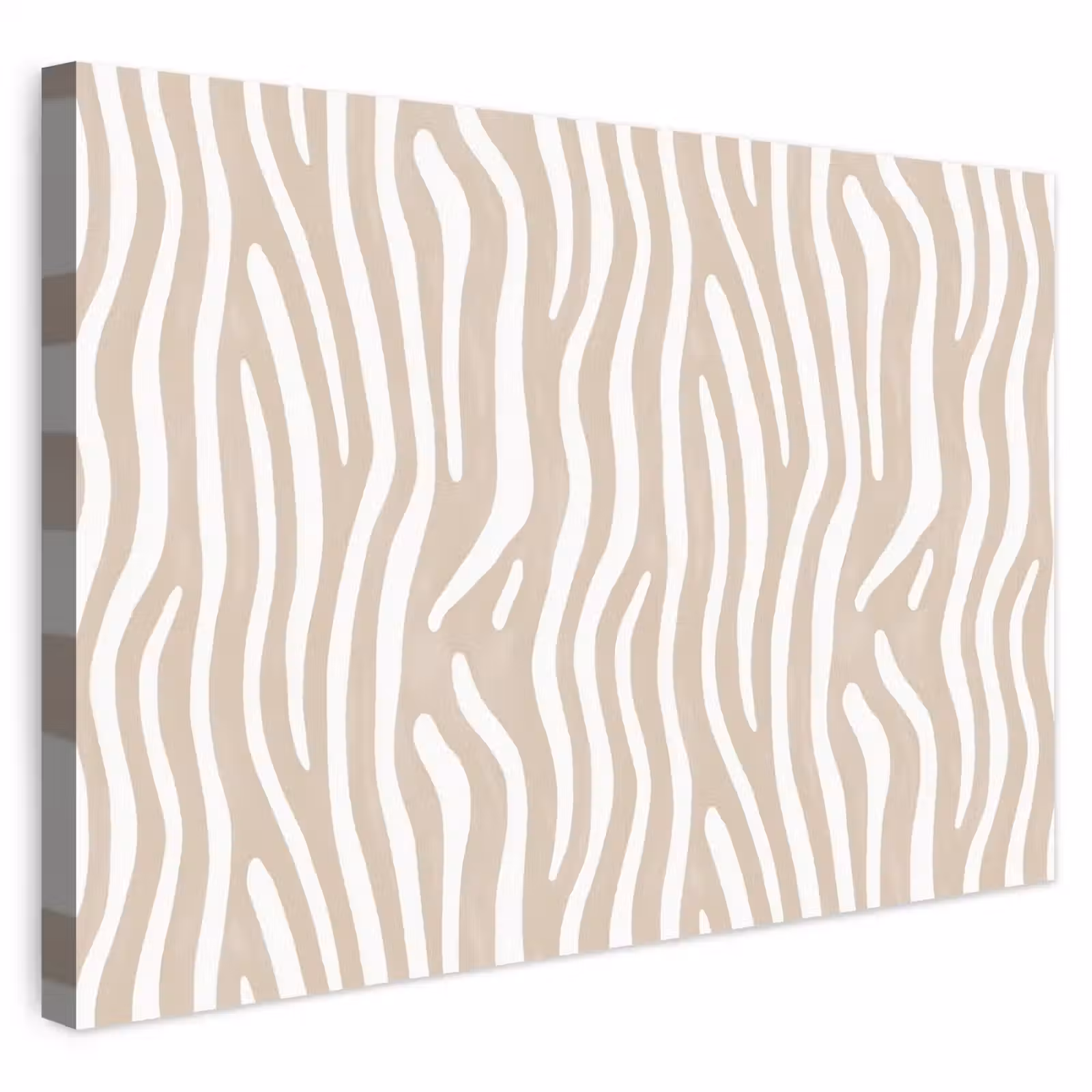 Buiten canvas - Abstract - Zebra - Beige — 1