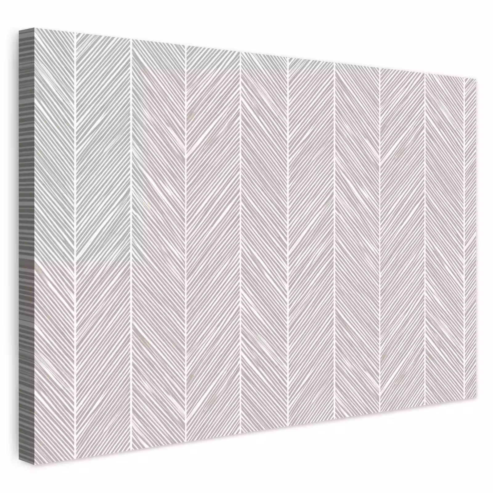 Buiten canvas - Klassiek - Visgraat - Grijs — 1