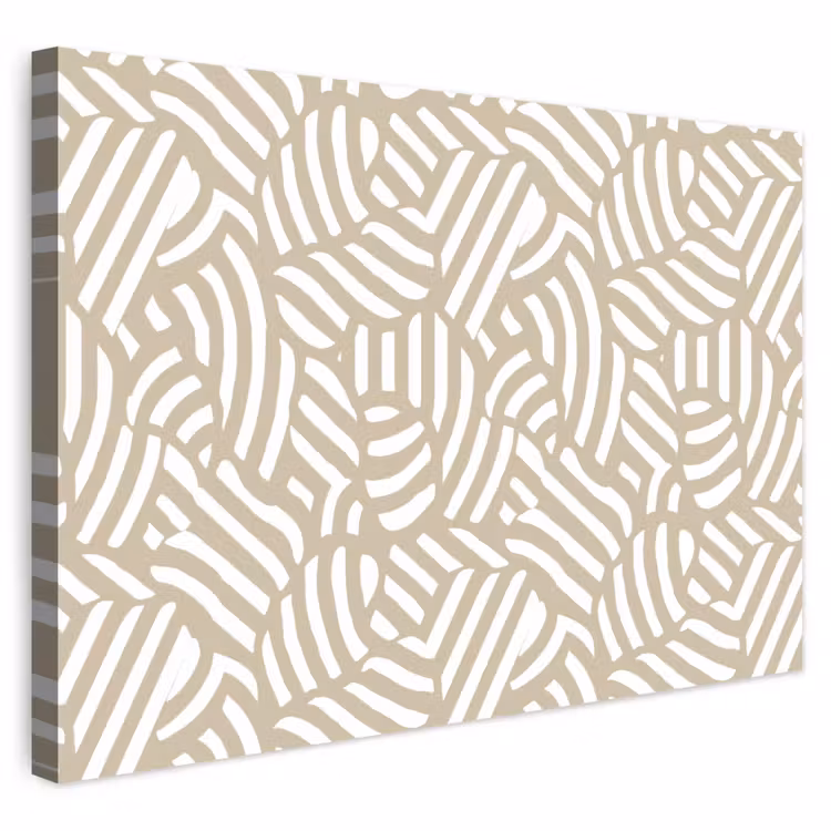 Buiten canvas - Abstract - Modern - Beige — 1