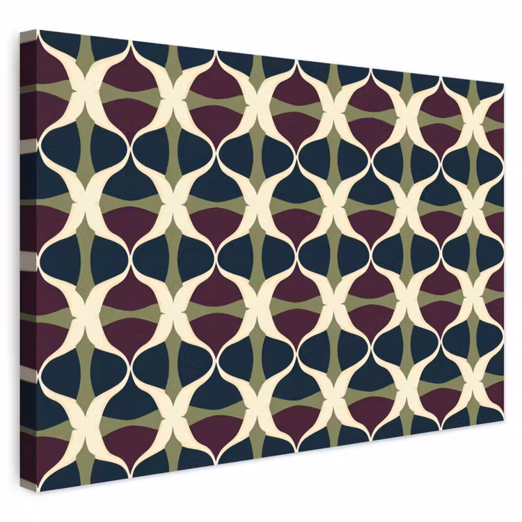 Buiten canvas - Abstract - Retro - Kleurrijk — 1